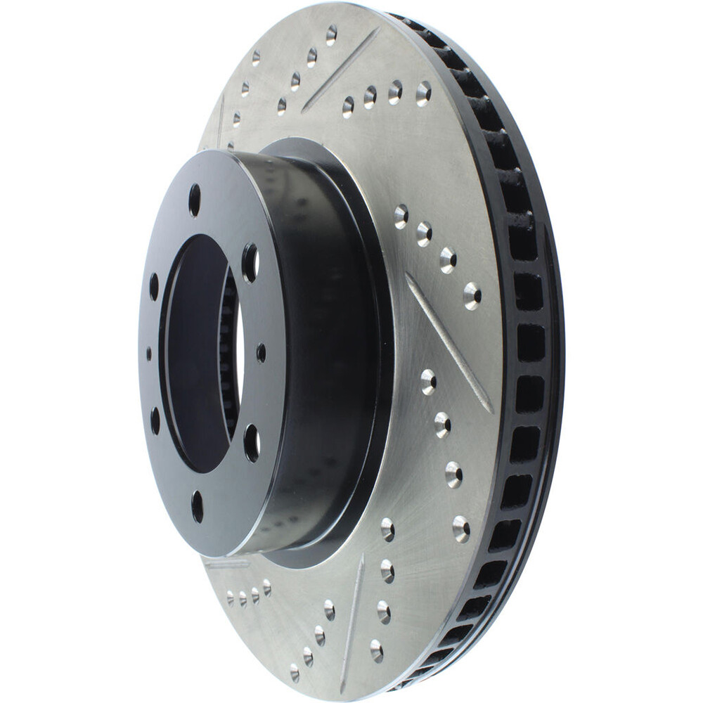 StopTech 127.44129R Front Right Drilled Disc Brake Rotor for 05-19 Toyota Tacoma