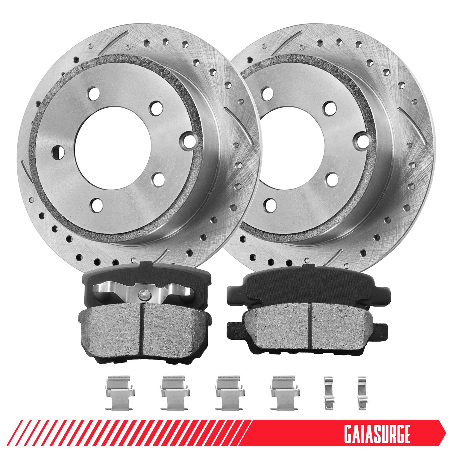 262mm Rear Disc Brake Rotors Pads for Dodge Avenger Caliber Chrysler 200 Sebring