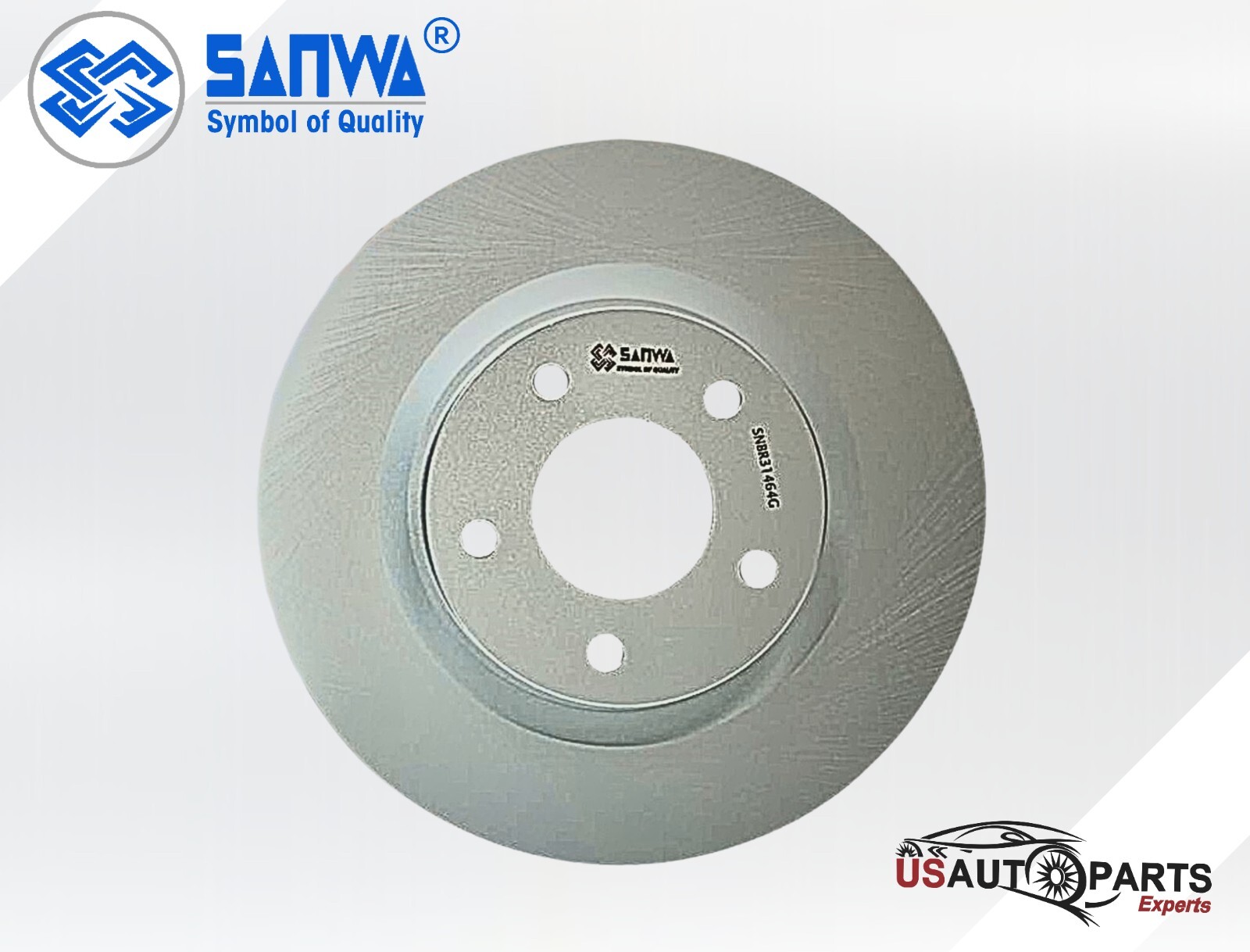FRONT BRAKE ROTOR VENTED & GEOMET COATED 296 MM FOR ALTIMA 2007-2023 2.5L