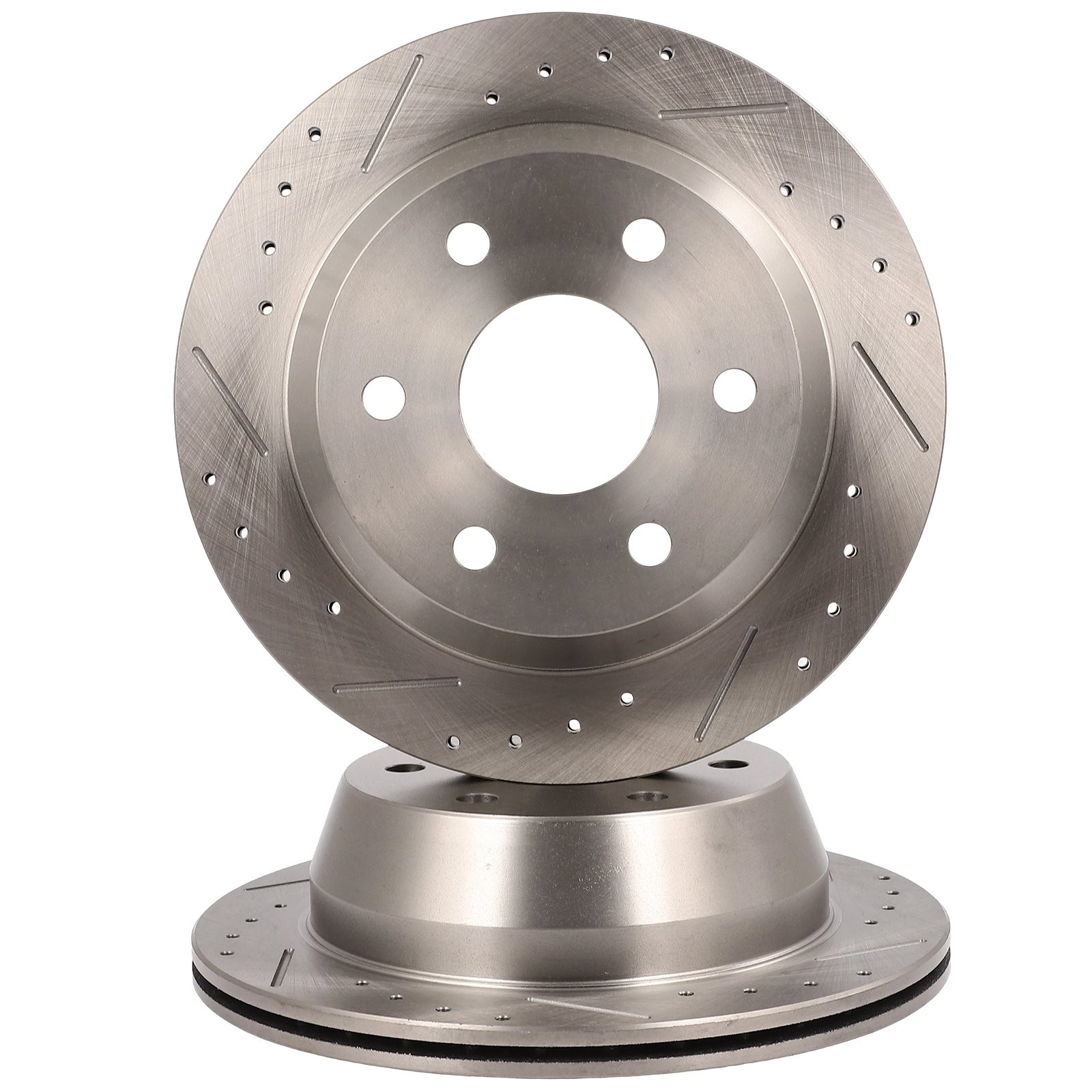 Fits Chevrolet Tahoe 2000 4WD For GMC Safari 2003 – 2005 Drill Brake Rotors Rear
