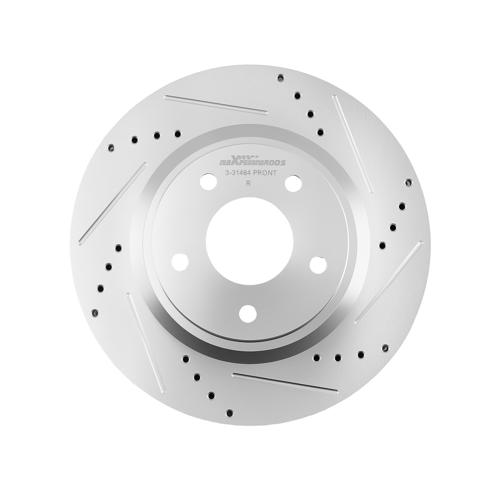 Front Drilled & Slotted Brake Disc Pair For Nissan Altima 2007-2025 S-31464