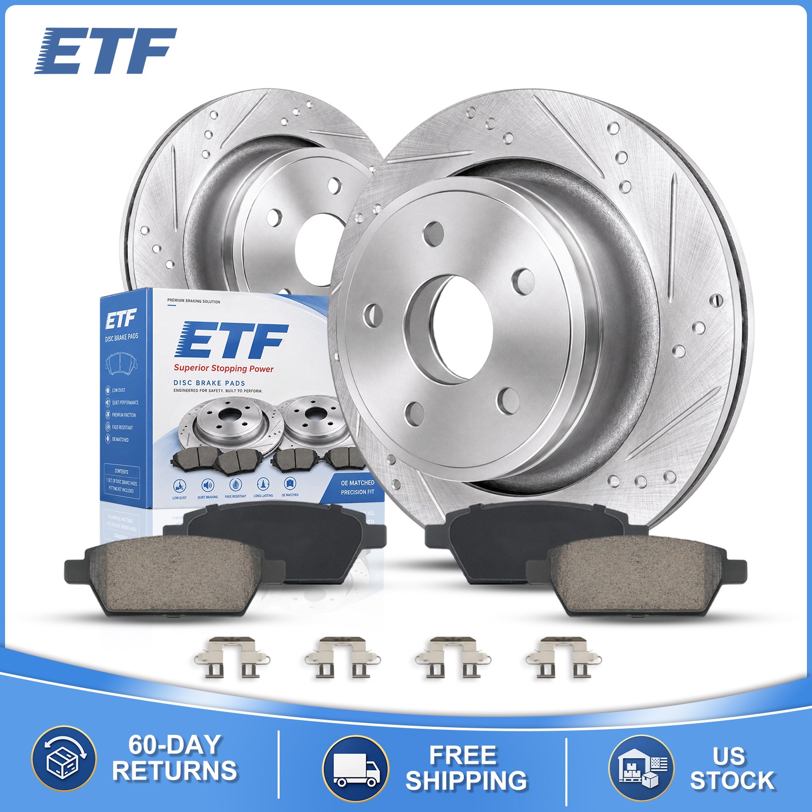 12.99″ Front Drilled Rotors Ceramic Brake Pads for INFINITI G35 2007 2008