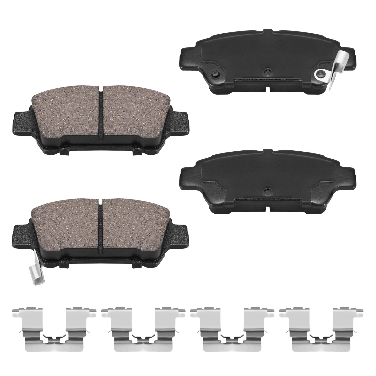 Front Disc Rotors P-906A Brake Pads Ceramic for Toyota Sienna 2004-2010 R-31314