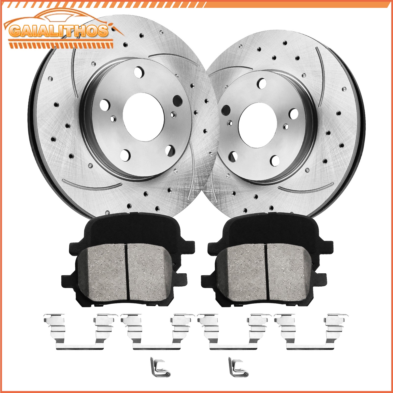 10.8in Front Rotors Ceramic Brake Pads for Toyota Avalon Camry Solara Lexus
