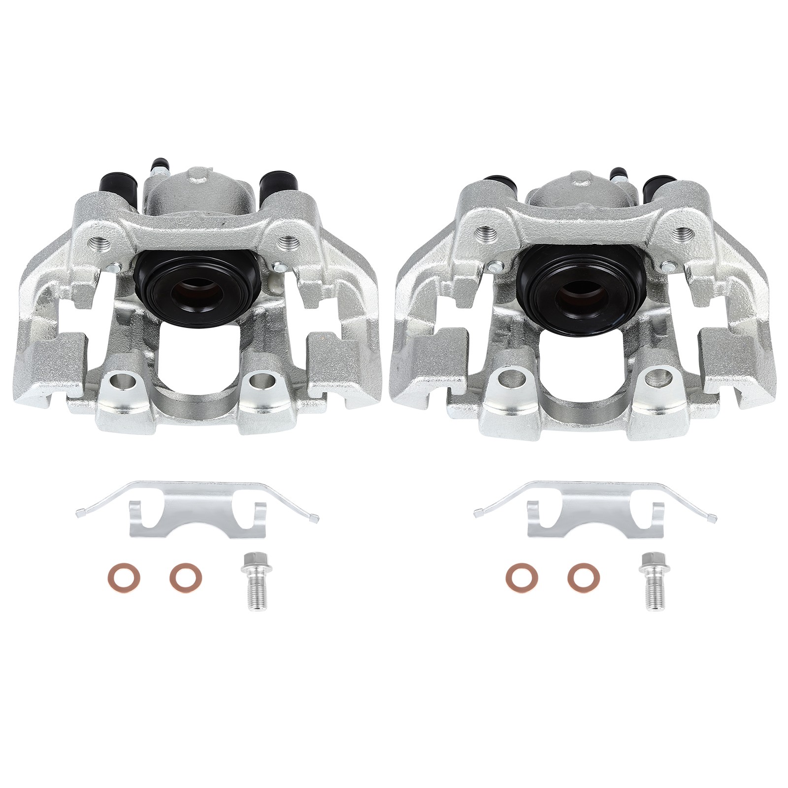 Rear Left Right Brake Calipers w/ Bracket 2pcs For 2011-2018 Dodge Durango
