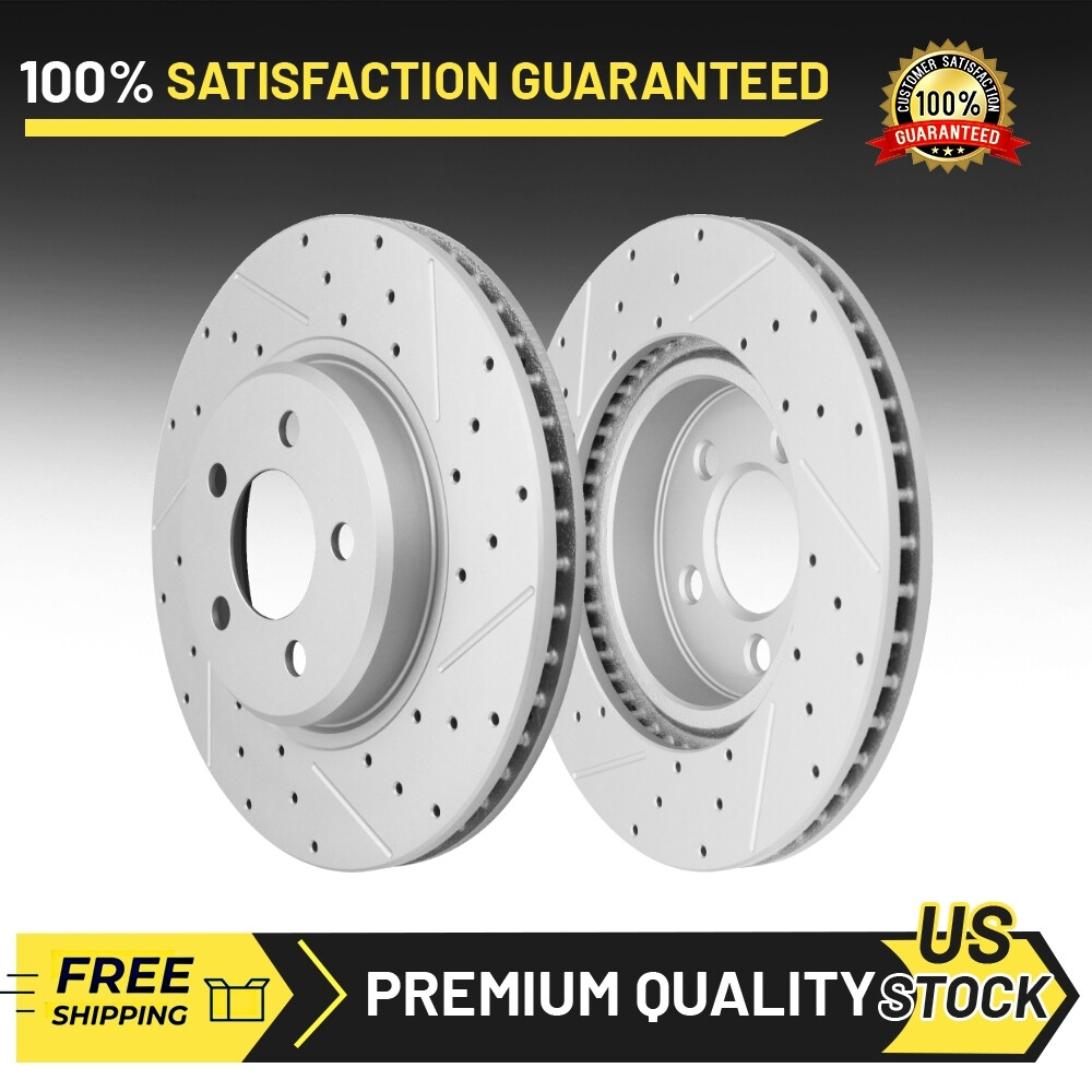 320mm Front Drilled Rotors Set for Dodge Charger Challenger Magnum Chrysler 300