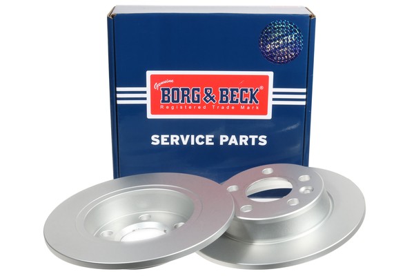 2x Brake Discs Pair Solid fits FORD GALAXY 2.0 Rear 95 to 99 268mm Set B&B New