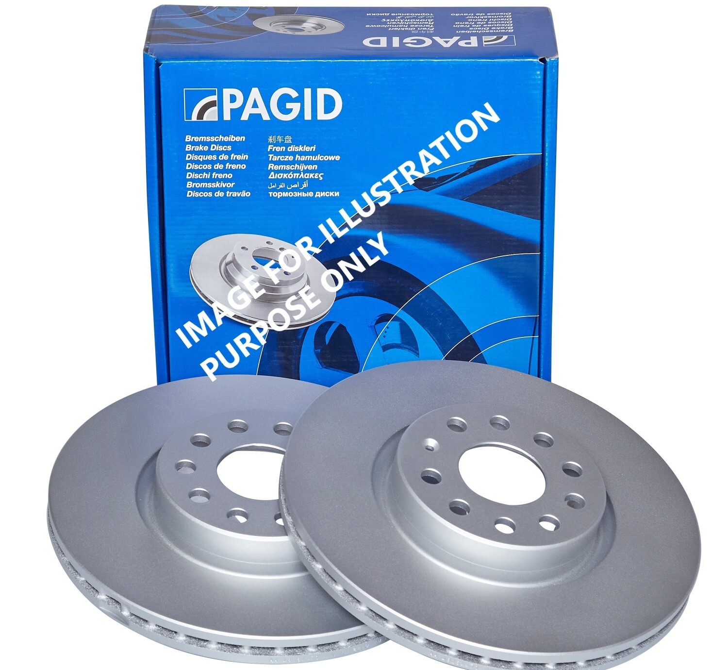 Pagid rear Brake Discs 300 mm INTERNALLY VENTED
