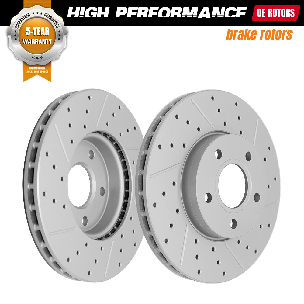 278mm Front Drilled Disc Brake Rotors for Ford C-MAX Focus Volvo C30 S40