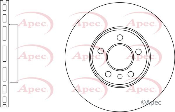 Brake Discs Pair Front FOR BMW F45 102bhp 1.5 216i 15->18 Petrol Apec
