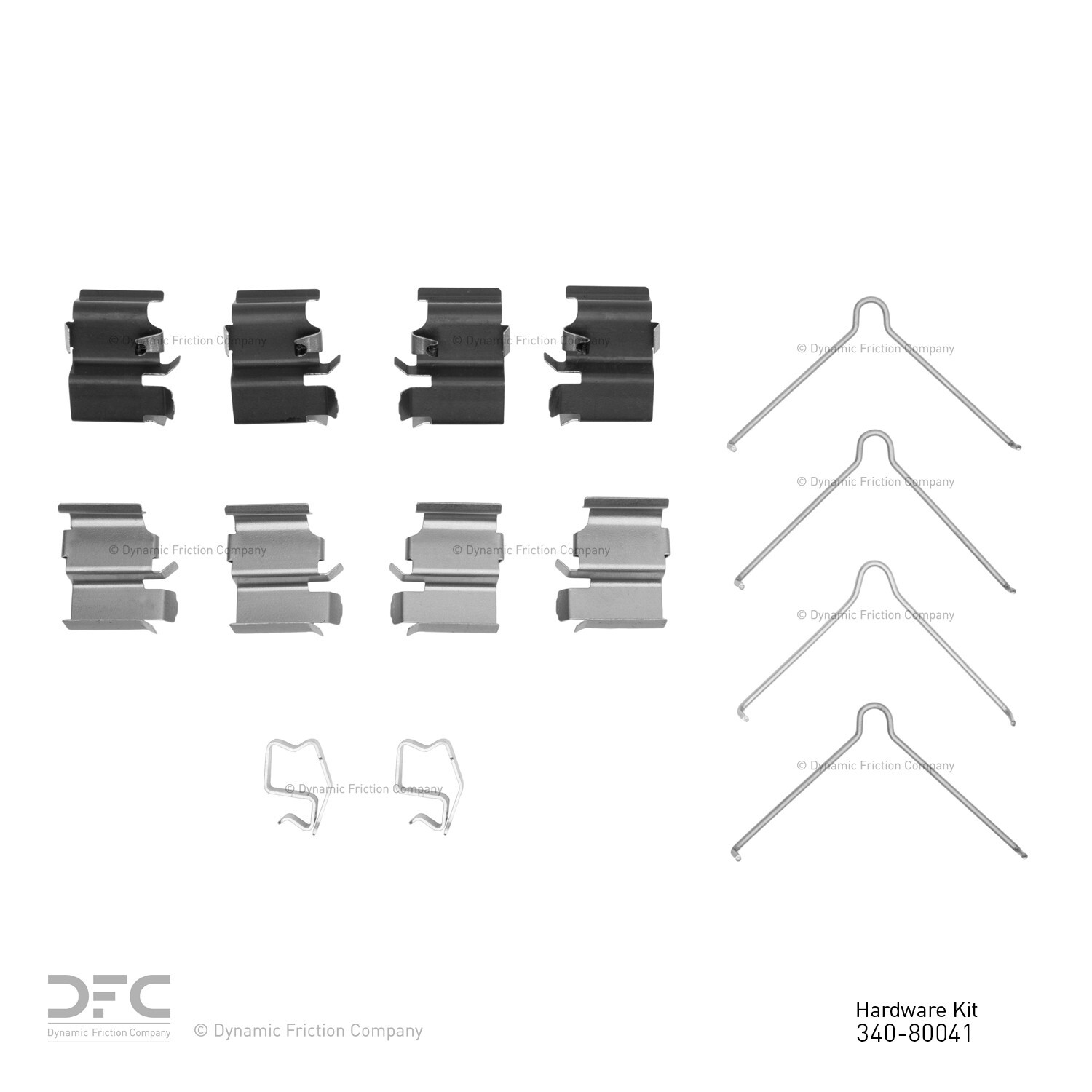 Disc Brake Hardware Kit for Tracker, Grand Vitara, XL-7, Miata+More 340-80041