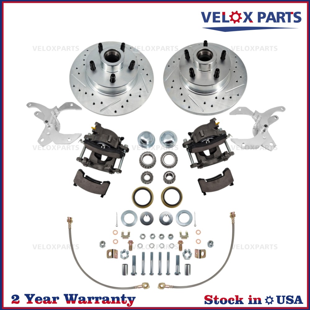 For Ford Thunderbird Disc Brake Conversion Kit 11″ Drilled and slotted Rotor
