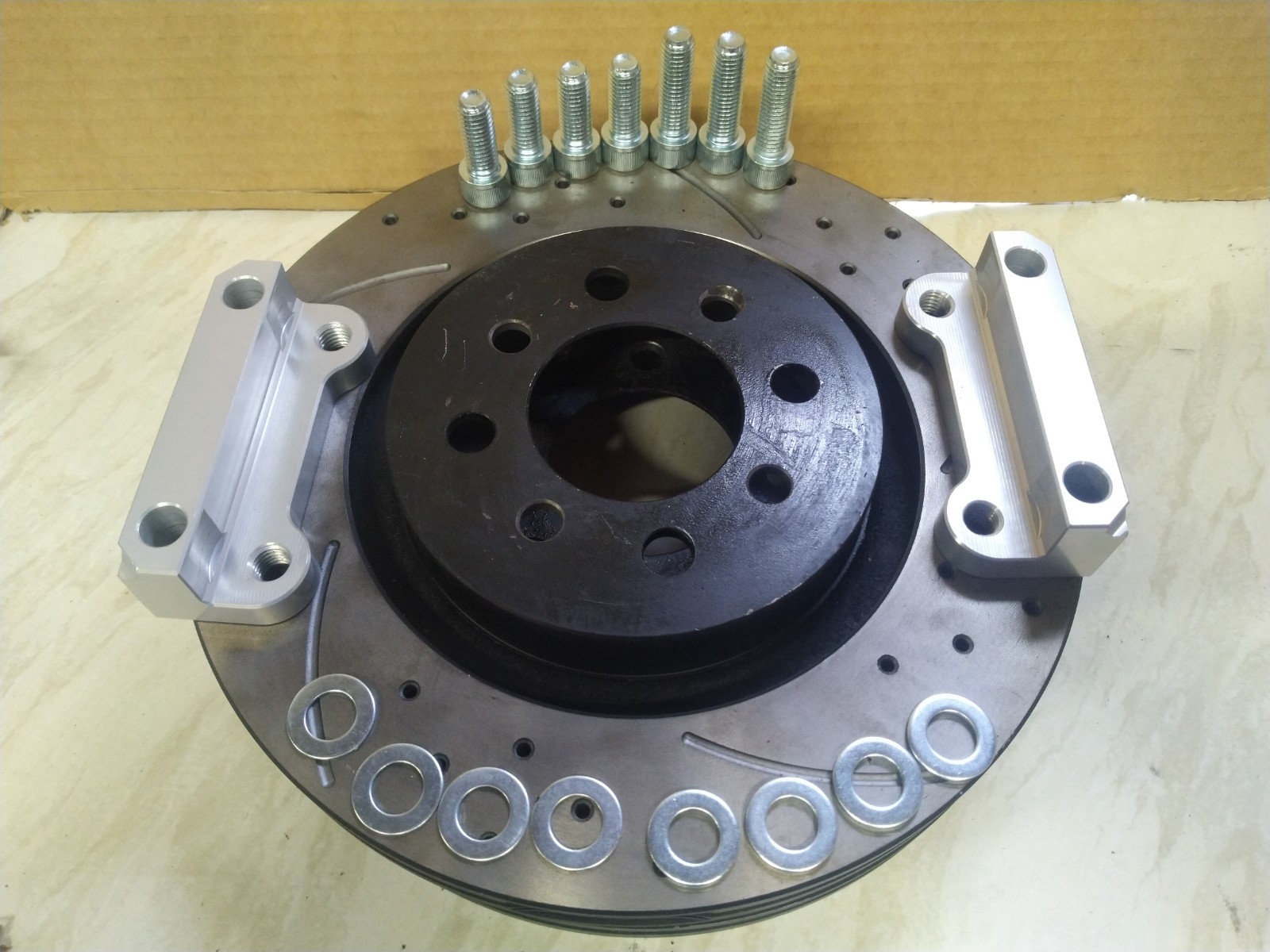 MGF & MGTF FRONT 280 MM BIG BRAKE KIT DRILLED GROOVED