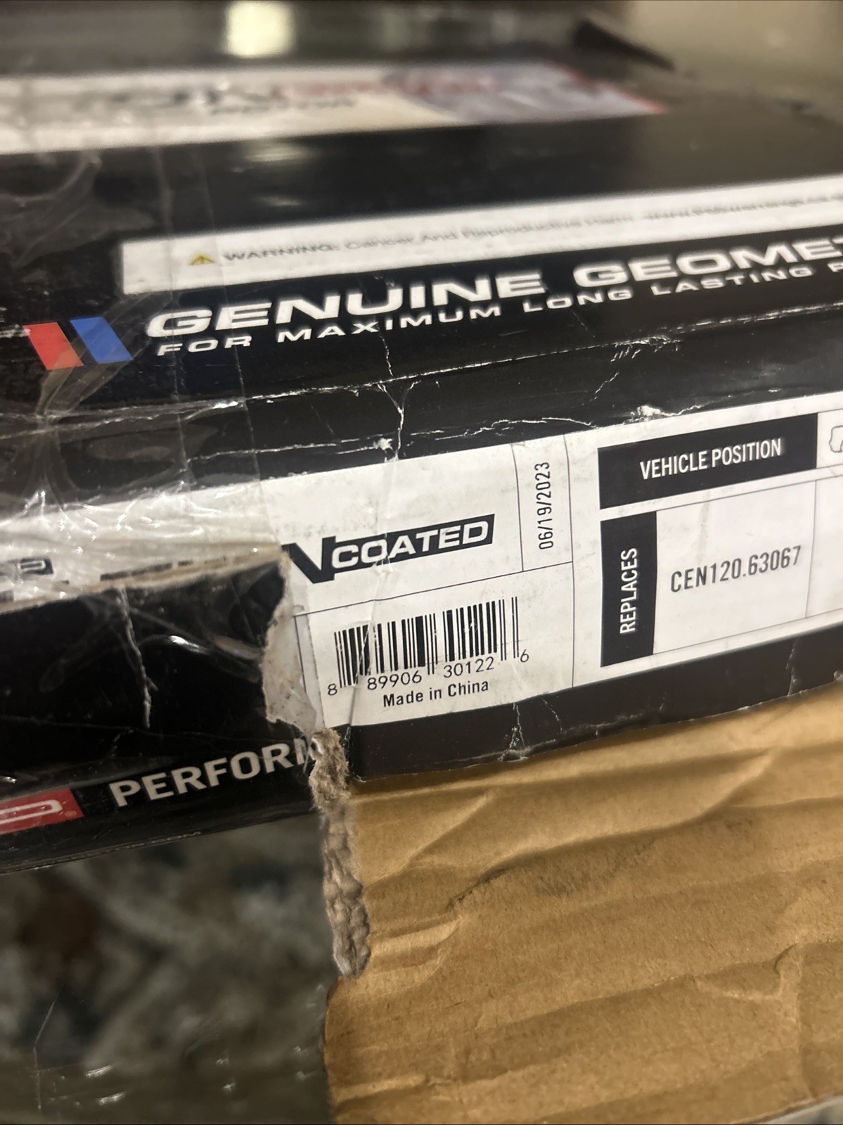 PowerStop AR8369EVC Evolution Coated Rotor for Front (New w/damaged box)
