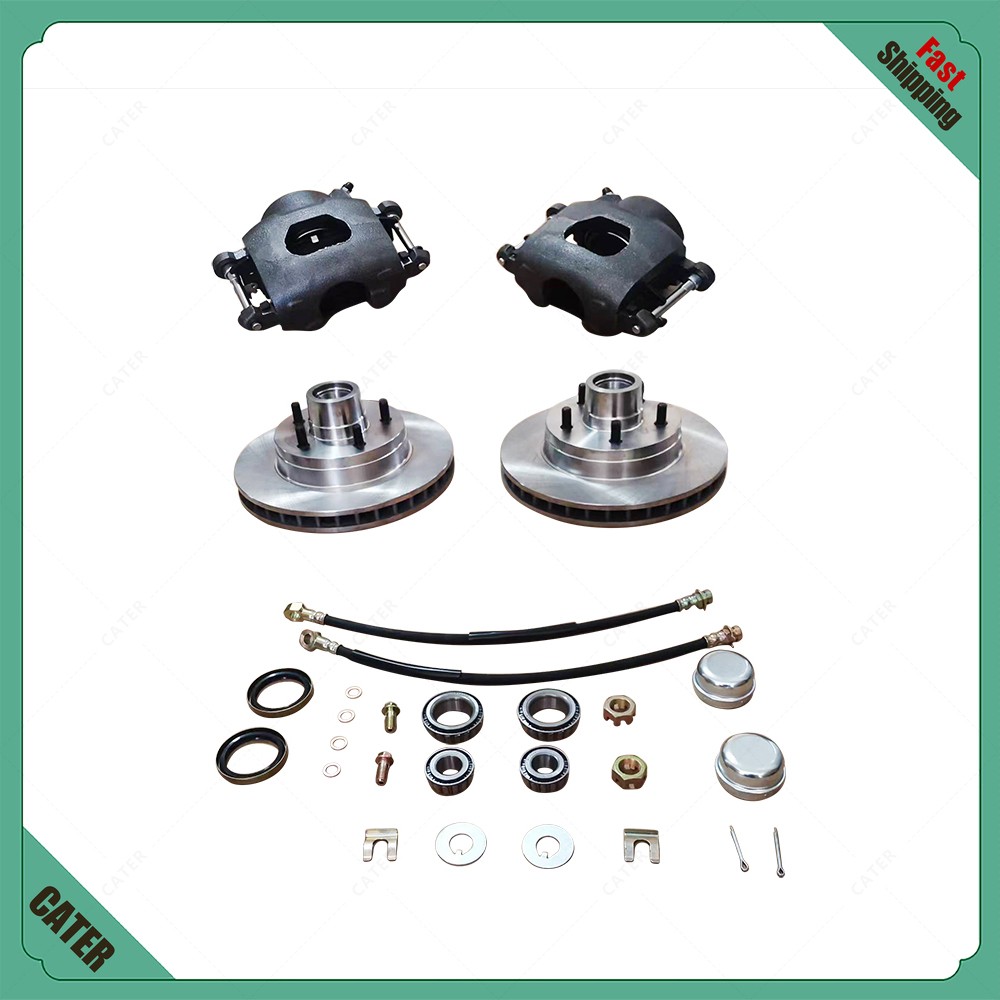 Front Truck Disc Brake Conversion Wheel Component Kit For 60-70 Chevy C10 5 Lug