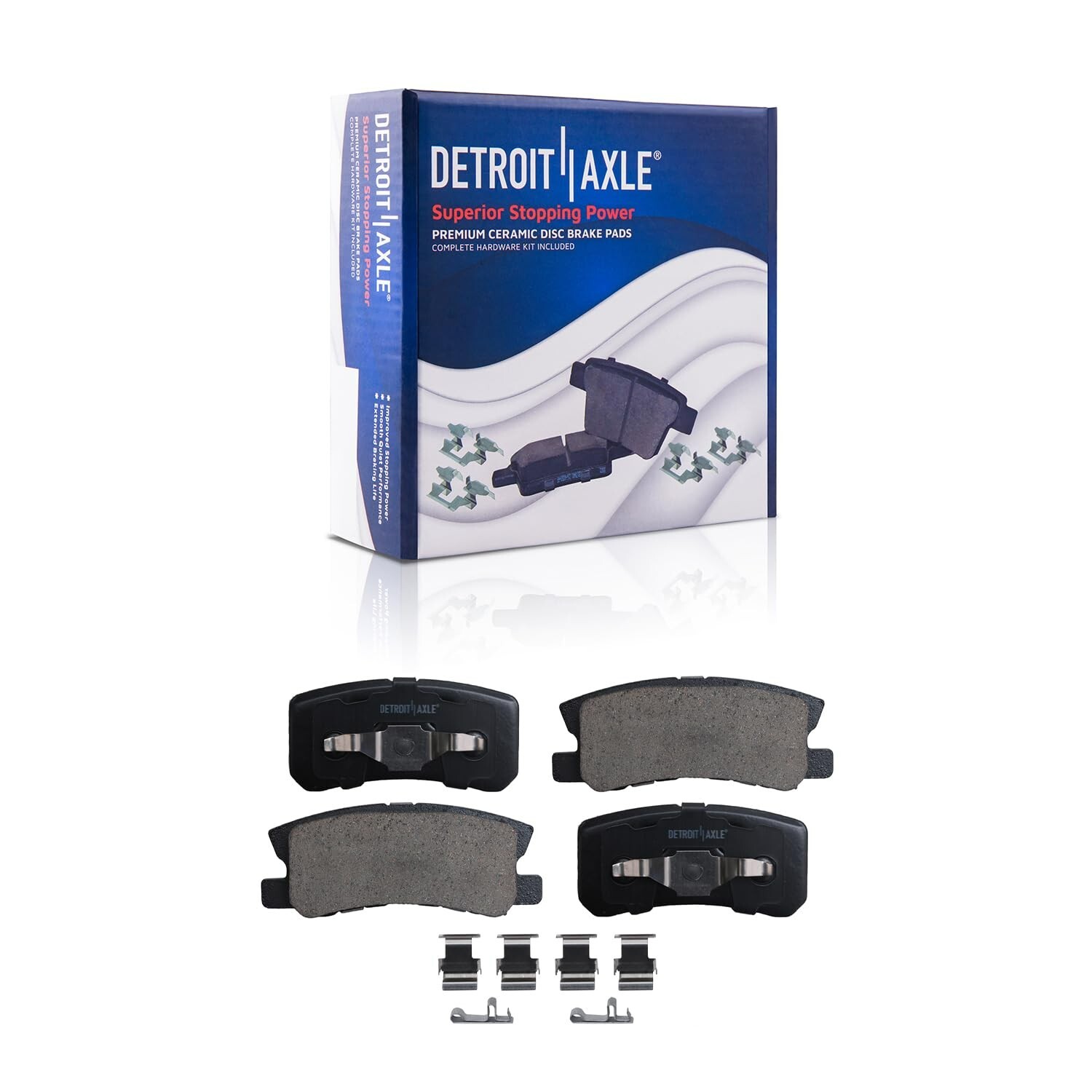 11.61″ Front & 11.89″ Rear Drilled Rotors Brake Pads for Jeep Compass Patriot