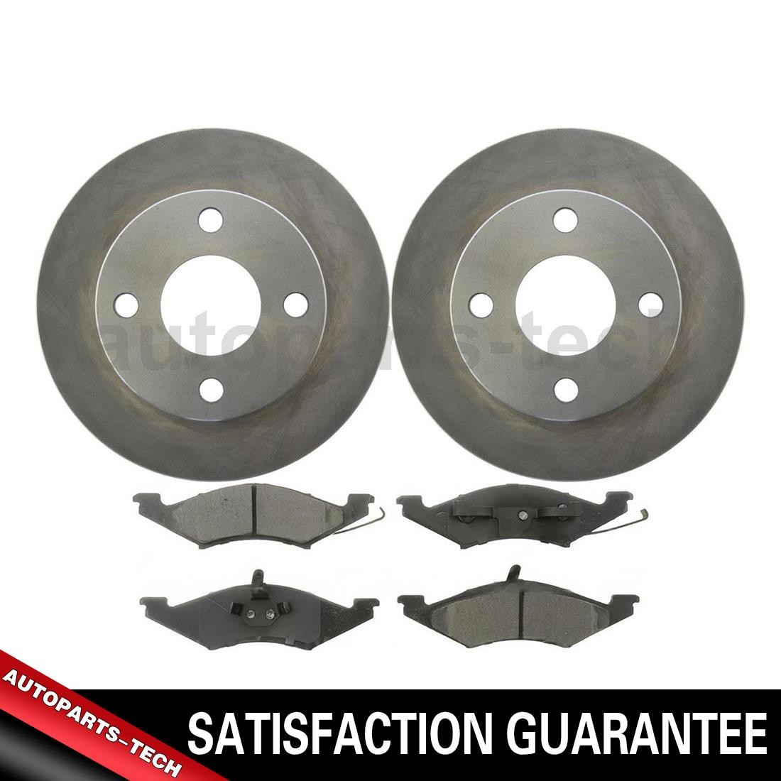 Front Brake Pad Set Brake Rotor Fits Ford EXP Ford Escort Ford Tempo Ford Topaz