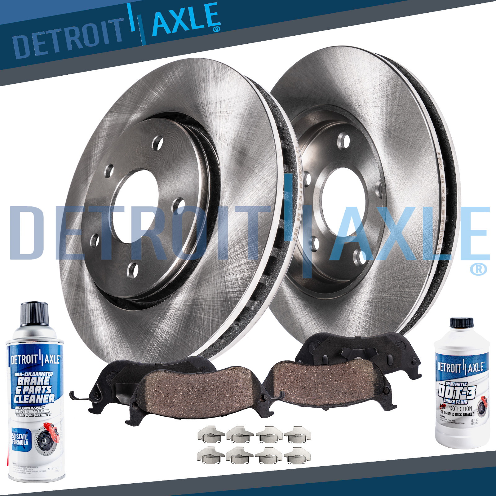 Front Brake Rotors + Pads Ford Windstar Rotor Brakes + Pad set