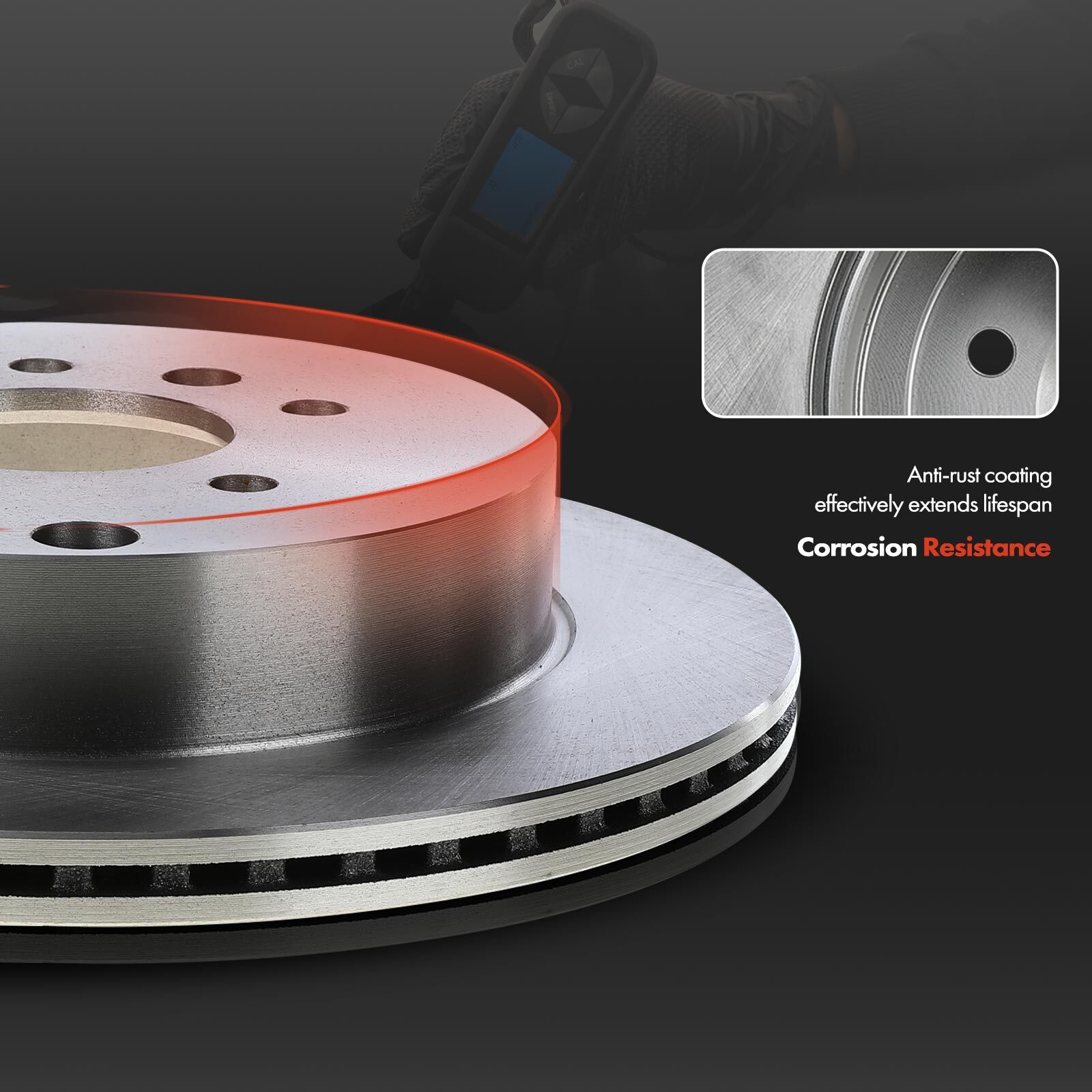 2pcs 295.8mm Front Disc Brake Rotors for Nissan Altima 2007 2008 2009 2010-2023
