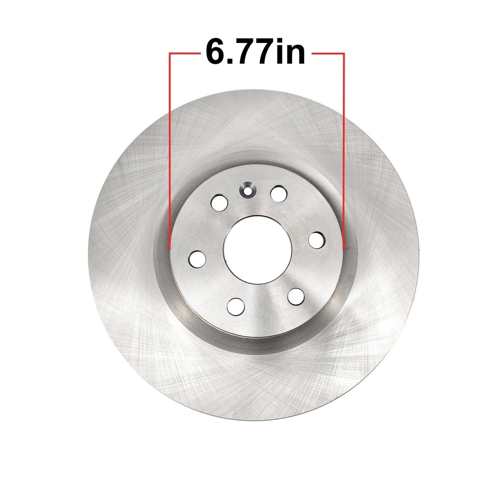 New Sliver Front Brake Rotor & Ceramic Pad For 2010-2016 Cadillac SRX SAAB 9-4X