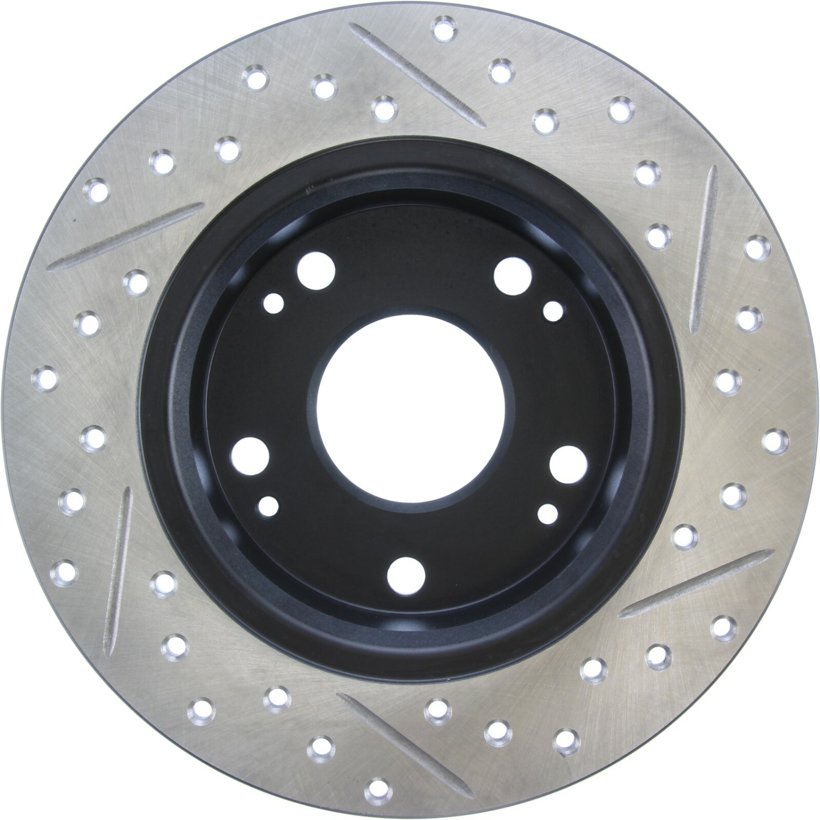 StopTech 127.40055R Drilled & Slotted Rear Brake Rotor for 03-07 Honda Accord