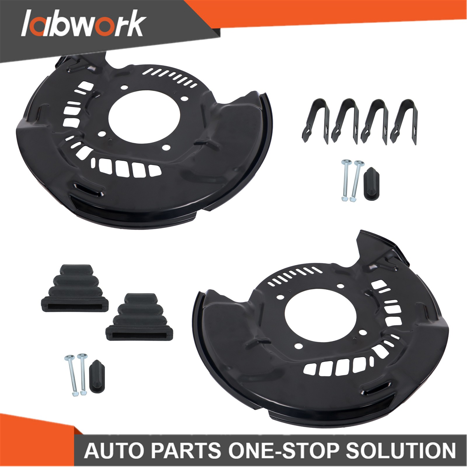 Labwork Cover Disc Brake Dust Front Set For TOYOTA SEQUOIA 2008-2022 New