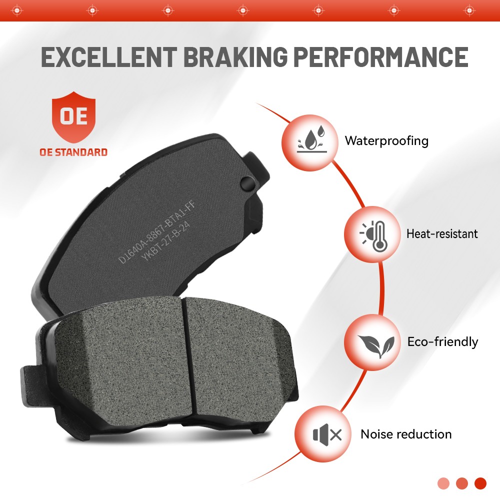 Front+Rear Drilled Brake Rotors Ceramic Pads For Ford F-150 Expedition Navigator