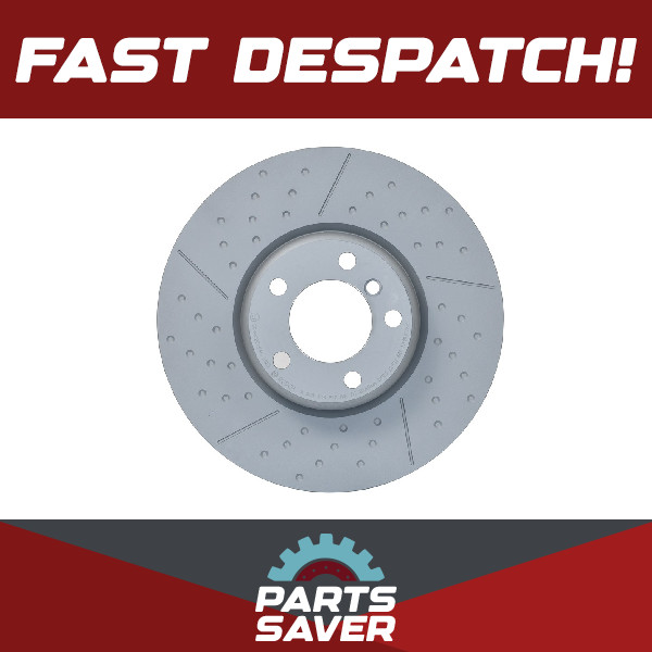 2x Brake Discs Pair Vented fits BMW 116D F20, F21 Front 1.5D 2.0D 11 to 19 340mm