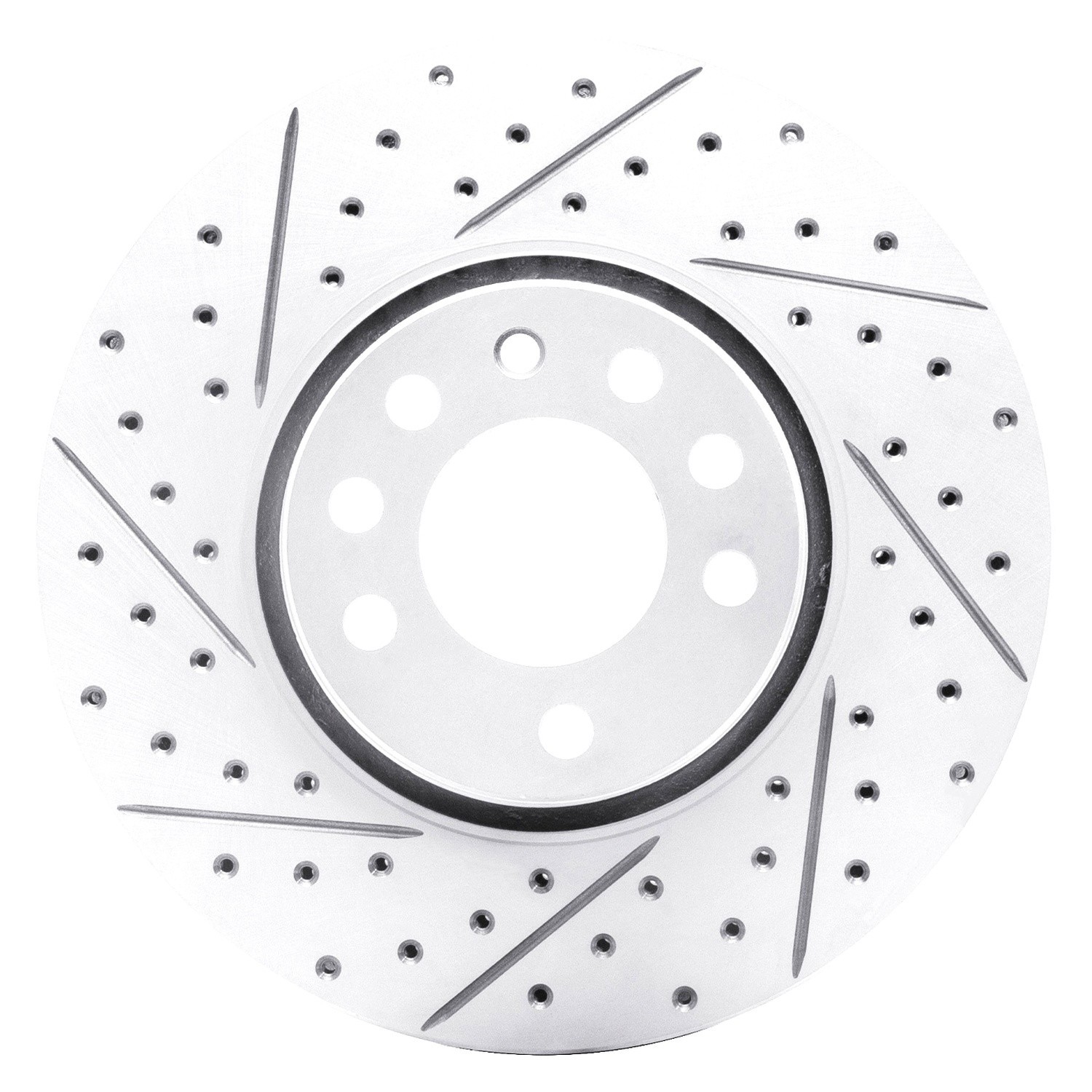 For Saab 9-3 03-11 DFC Drilled & Slotted Front Driver Side Brake Rotor