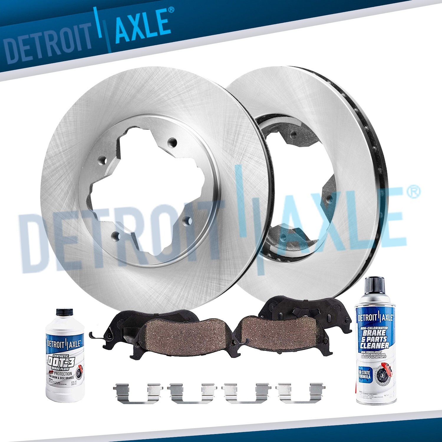 Front Brake Rotors & Ceramic Brake Pads for 1990 – 1997 Honda Accord Acura CL