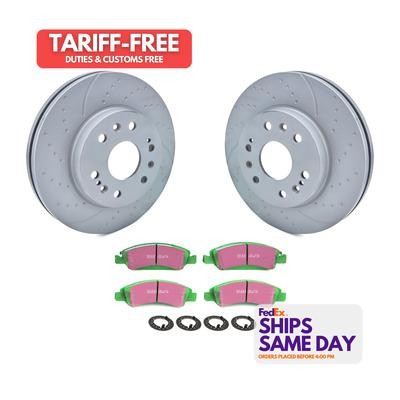Ebc Brakes Usa S3KF1195, Kit Gray Iron Brake Rotor & Pad Kit Greenstuff Gm1500