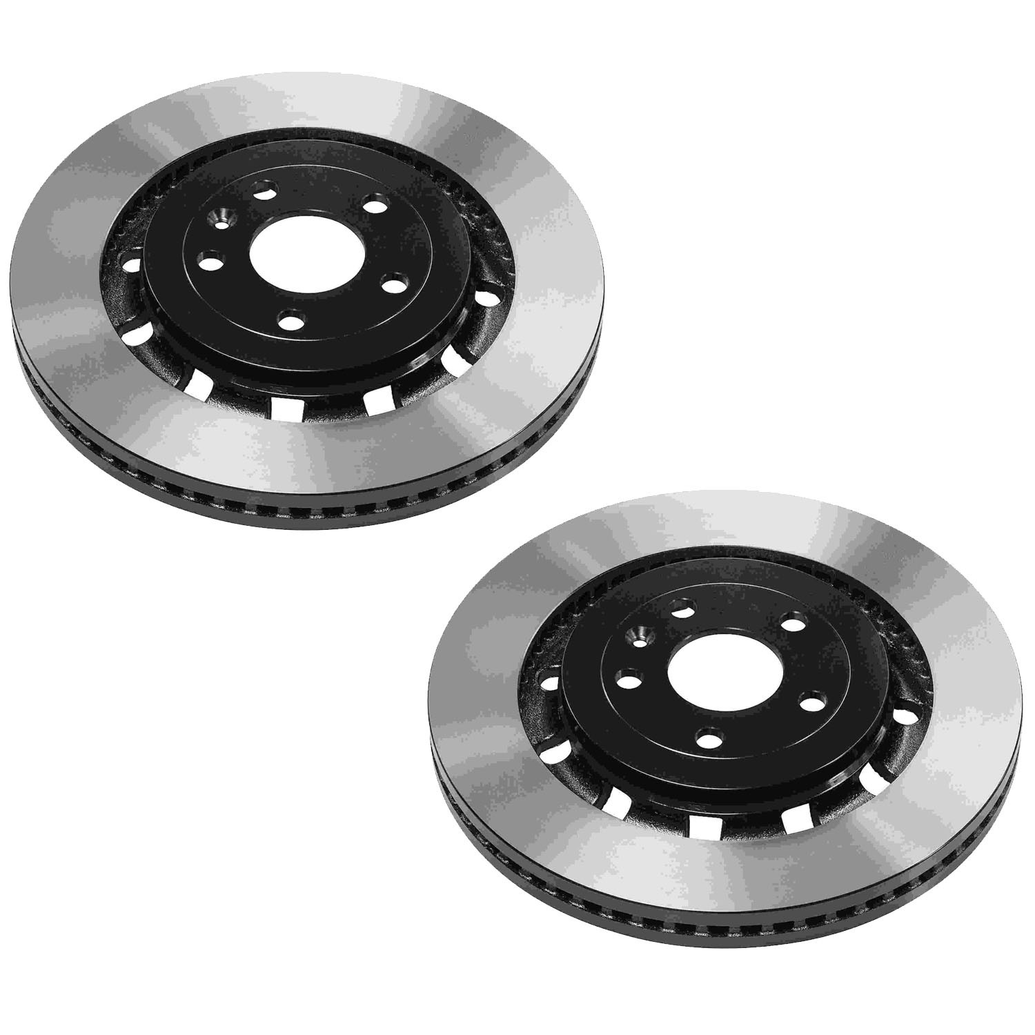 Wagner 2pcs Front E-Coated Disc Brake Rotors Set 359mm For Audi A8 S8 VW Phateon