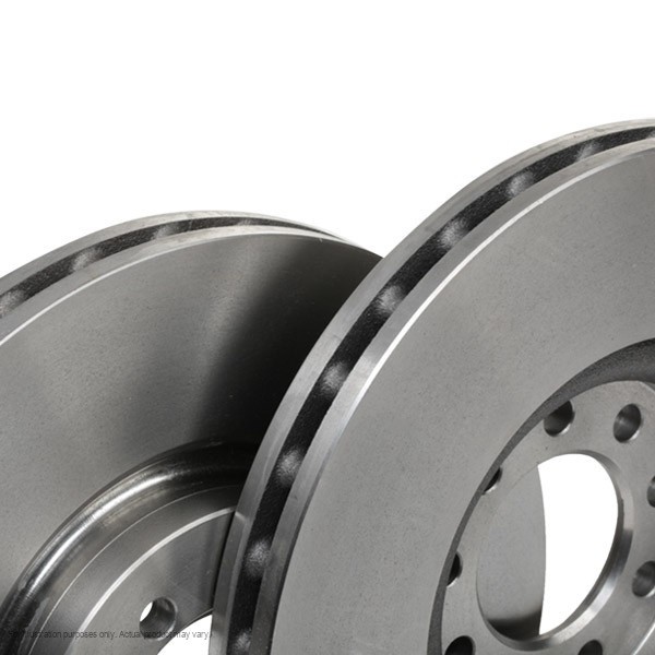 2X APEC Front Brake Discs for IVECO DAILY VI Van 35S18, 290mm Vented SDK6515