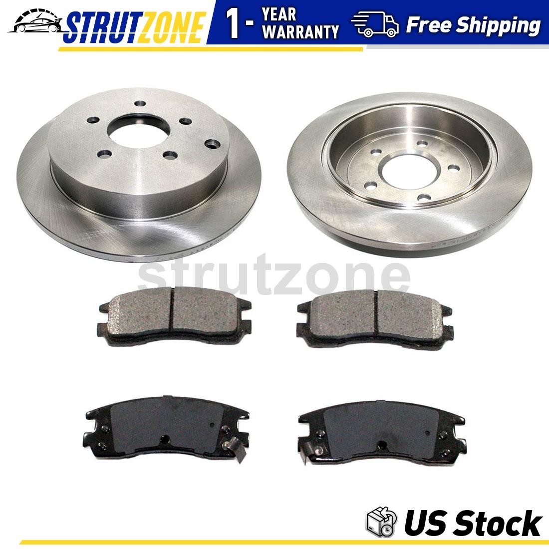 Rear Brake Pads Brake Rotors Fits Chevrolet Venture 3.4L_