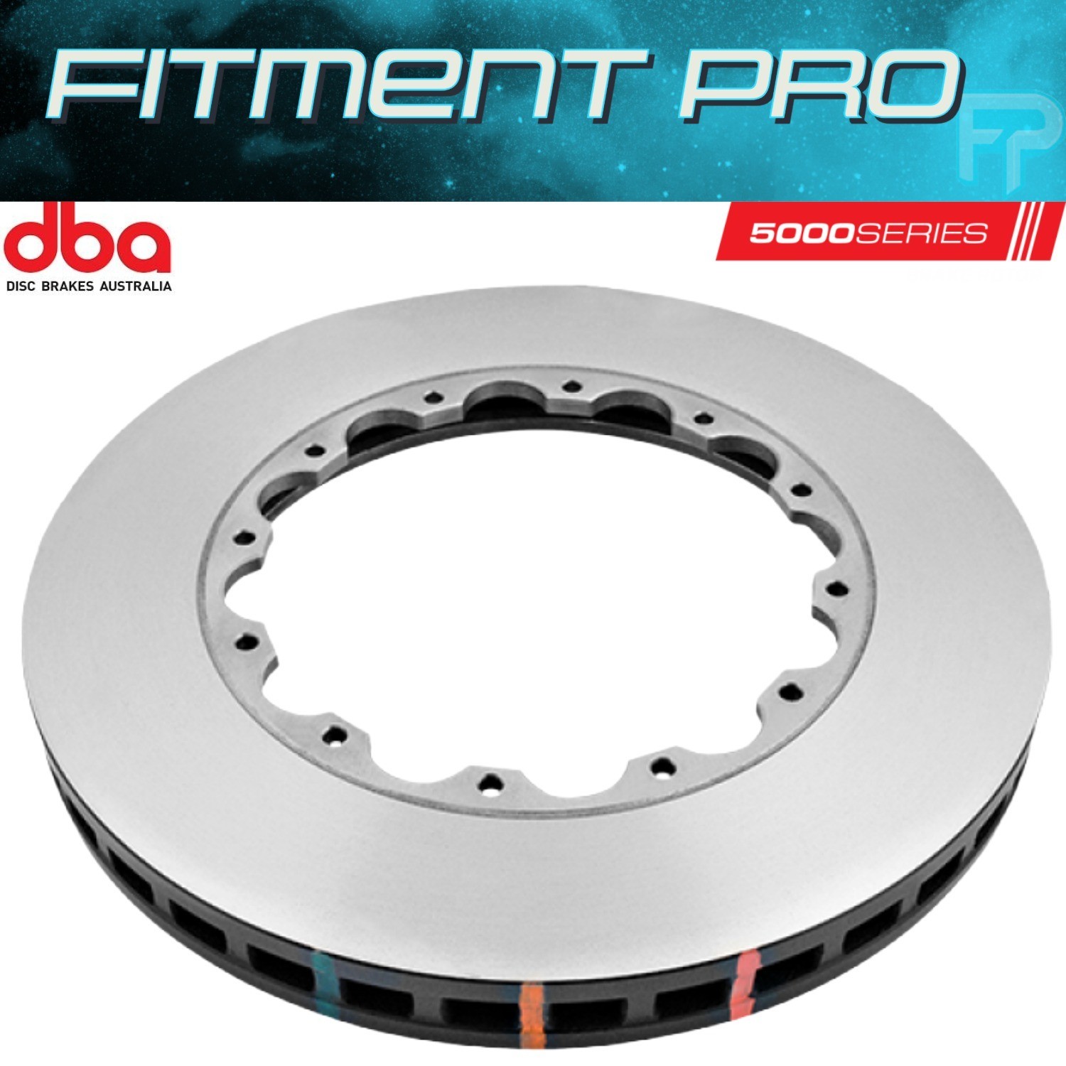 DBA 53918.1 Front Brake Disc Rotor Ring for 18-21 Jeep Trackhawk Durango Hellcat