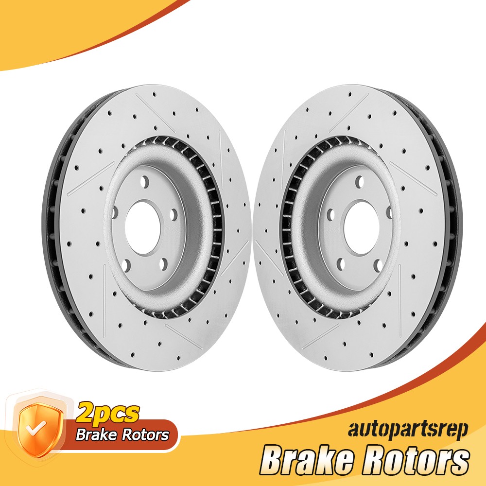 Front Disc Brake Rotors Kit for 2018-2020 Dodge Durango Jeep Grand Cherokee SRT