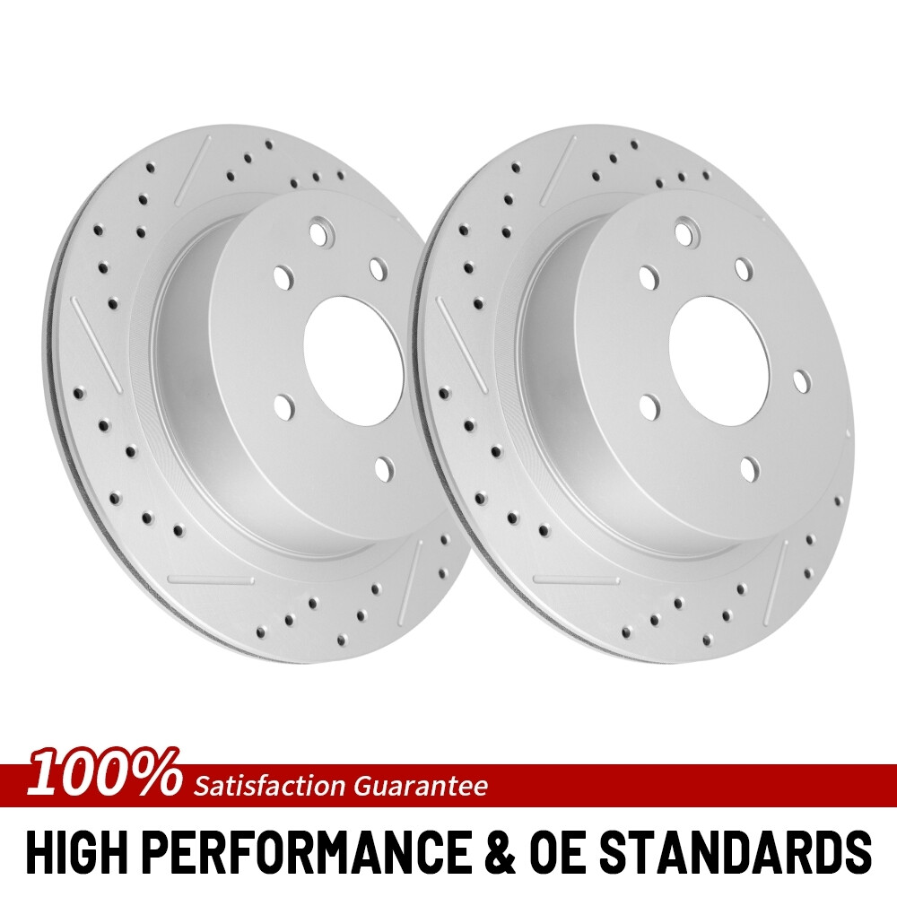 Rear Vented Brake Rotors For Nissan Rogue Sport Qashqai X-Trail Juke Infiniti