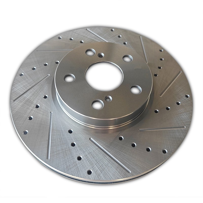 2pcs Front Drilled Slotted Brake Rotors for Toyota Corolla Matrix Scion xD 1.8L