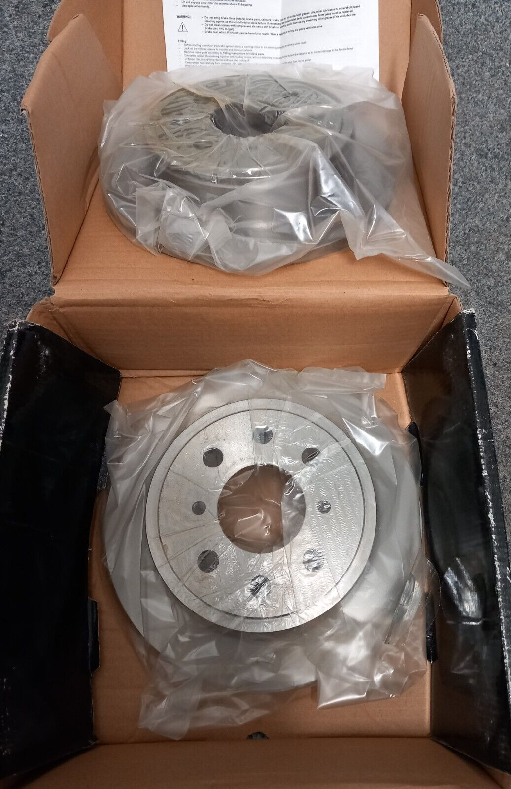 MGZR MGZS New MINTEX REAR BRAKE DISCS SOLID 239mm MDC644