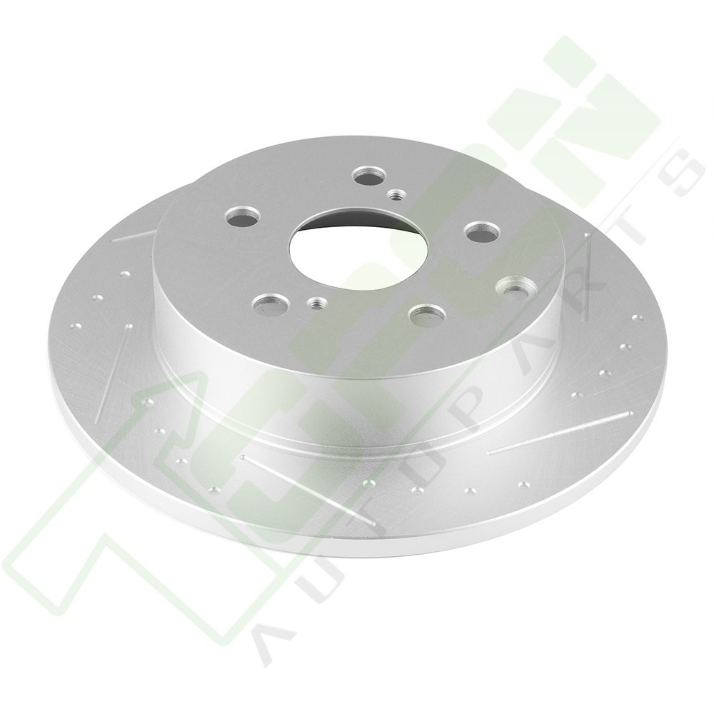 4 pcs Front Rear Brake Discs Rotors For Toyota Rav4 2013 – 2017 Drill and Slot
