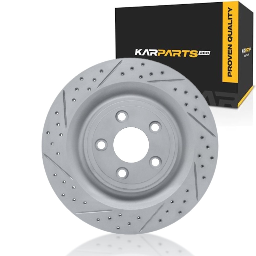 For Jaguar XJ8/XJR 2006-2009 Brake Rotor Rear | 2.53 inches Center Hole Diameter