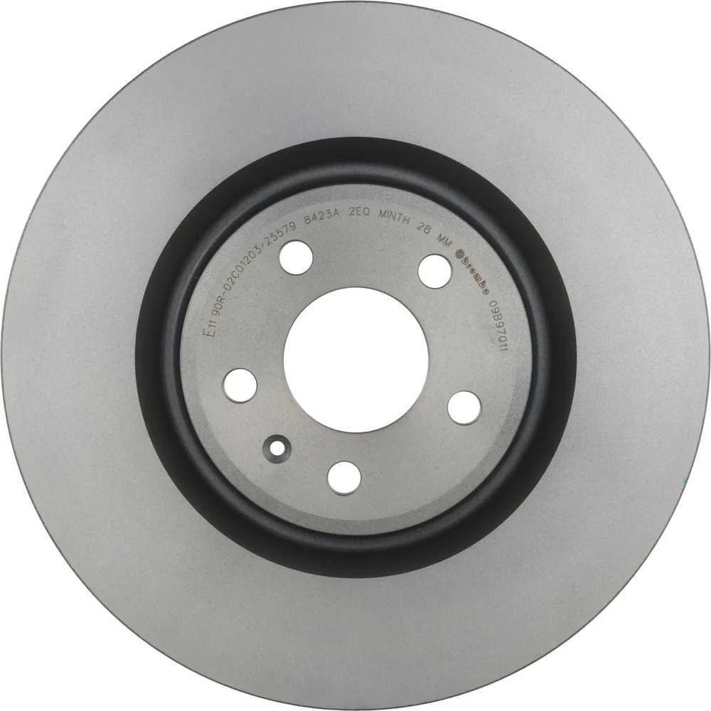 Front UV Coated Brake Disc Rotor 345 mm Brembo 09.B970.11 for Audi Porsche