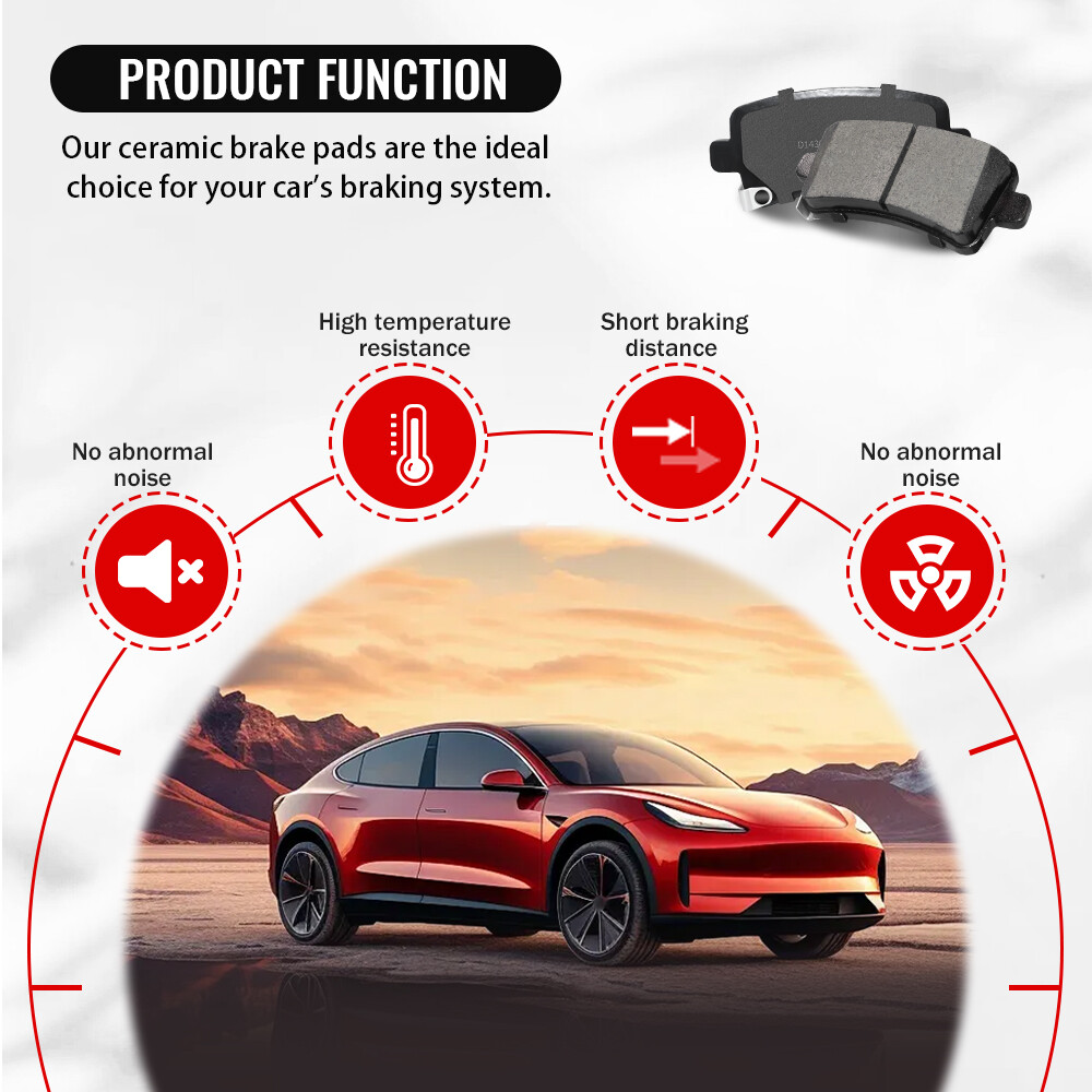 350mm Front & Vented Rear Drilled Rotor Brake Pad for 2013-2020 Grand Cherokee