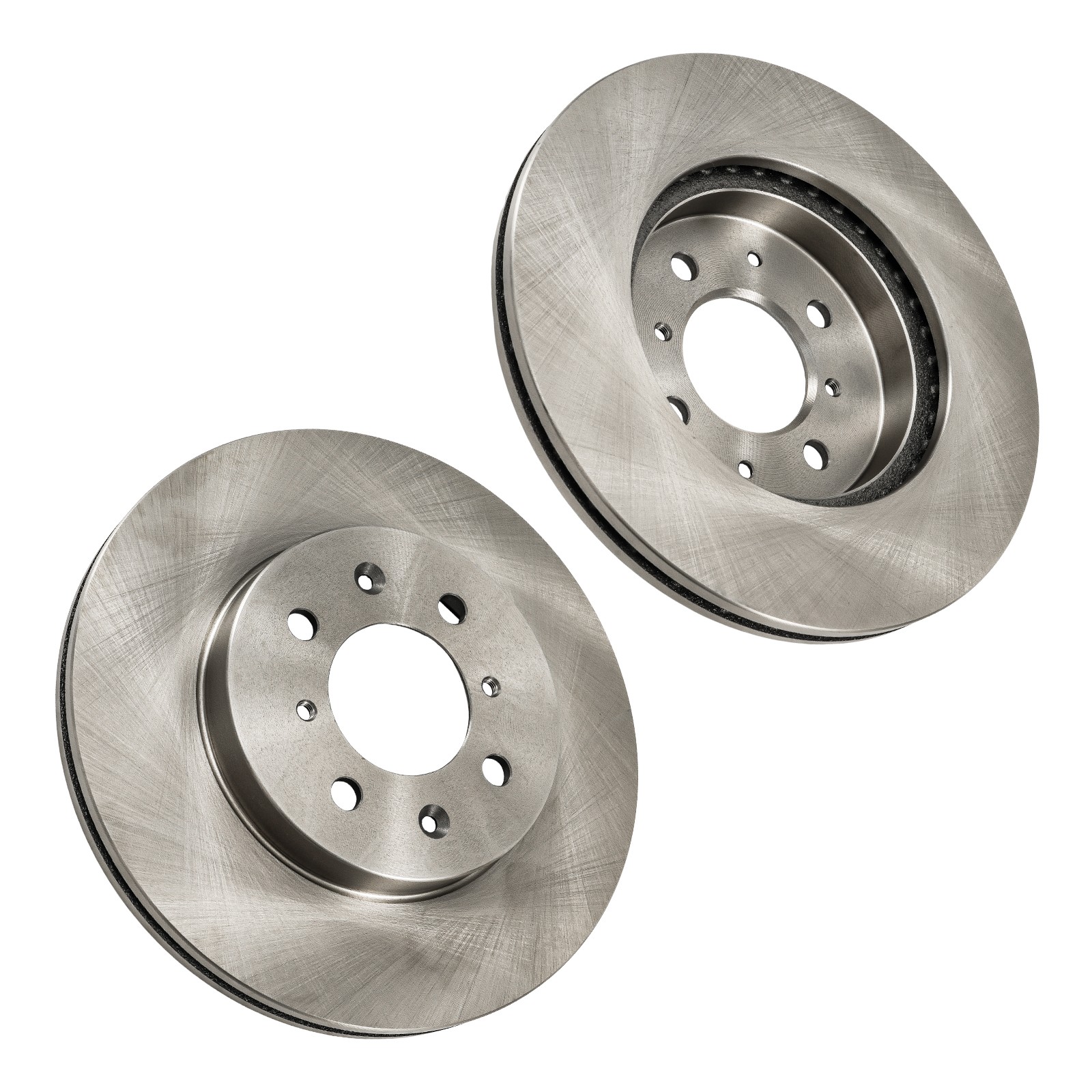 2x Front Vented Rust Preventative Brake Rotors For 01-03 Honda Civic 04-05 3295