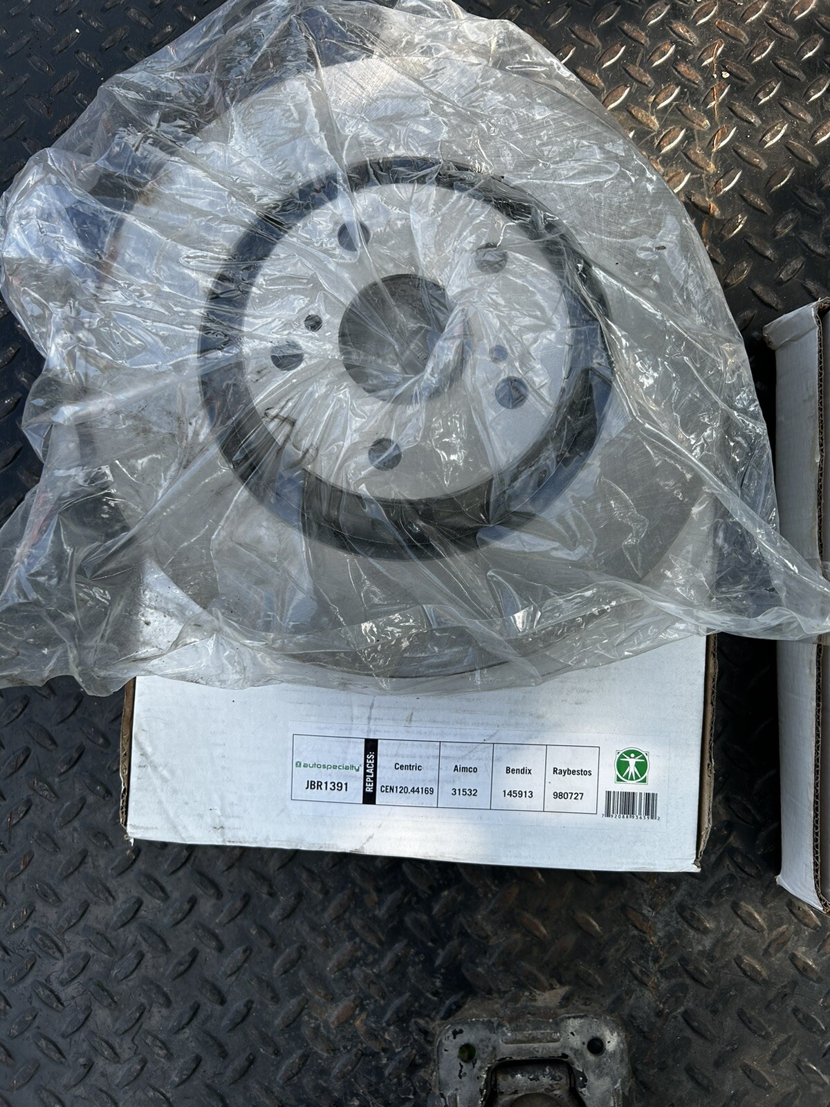 2009-2016 Toyota Venza PowerStop AutoSpecialty Uncoated FRONT Brake Rotors