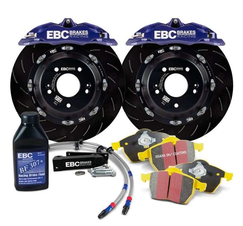 EBC 4 Pistons 330x28mm BBK Big Brake Kit for BMW E90 E91 E92 E93 Non-M [Blue]