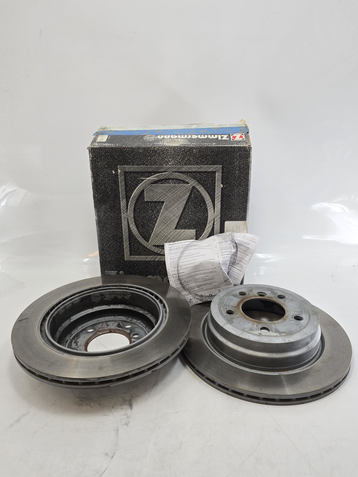 2 – Zimmermann 150.3426.20 Coat Z Disc Brake Rotors 06-13 323i 325i 328i – New