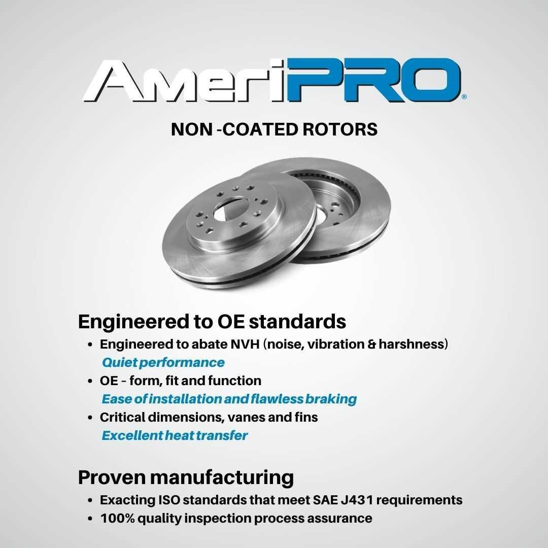Disc Brake Rotor-Non-Coated AMERIBRAKES 482550