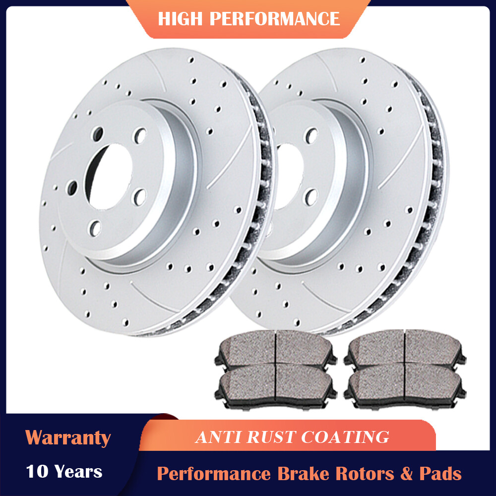 320mm Front Rotors Ceramic Brake Pads for Dodge Charger Challenger Magnum 300