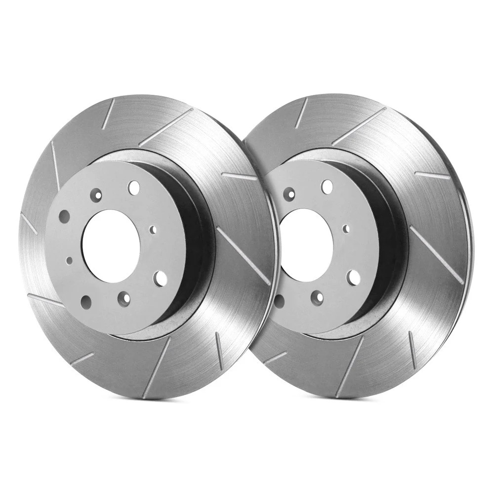 For Nissan Frontier 05-23 SP Performance Slotted 1-Piece Front Brake Rotors